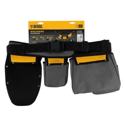 Пояс монтажника, сумки поясные, кобура для шуруповерта// Denzel 90291 купить в Перми