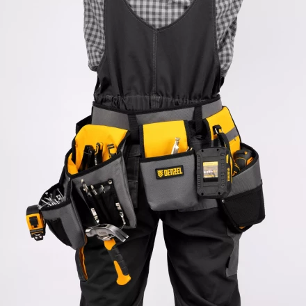 Пояс монтажника, сумки поясные, кобура для шуруповерта// Denzel 90291 купить в Перми