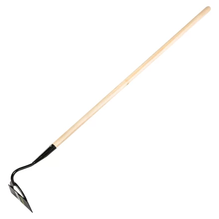 Мотыга стальная усиленная Сибртех, 190 х 60 х 1430 мм, деревянный черенок, Россия, 62283 купить в Перми