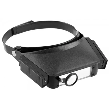 Лупа STAYER &quot;STANDARD&quot; с креплением на голову, изменяемое увеличение, с подсветкой 40520-2 купить в Перми