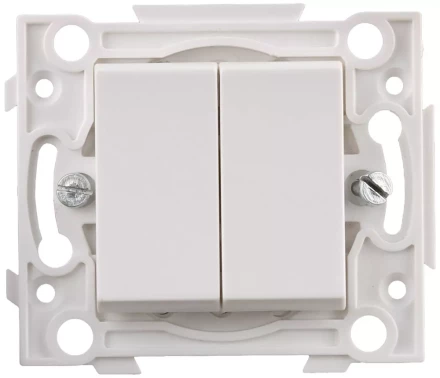 Выключатель СВЕТОЗАР проходной двойной SV-55231-2 купить в Перми