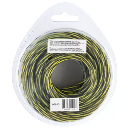 Леска для триммера двухкомпонентная витая квадратная, 2,0мм х 15м, блистер SkyCutter Denzel 96840 купить в Перми