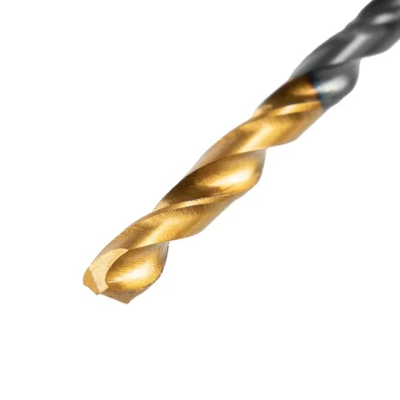 Сверло по металлу, 2,5 мм, HSS-Tin, Golden Tip, 10 шт. Denzel 717204 купить в Перми