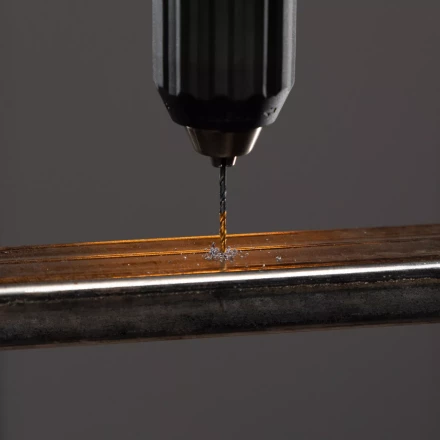 Сверло по металлу, 2,5 мм, HSS-Tin, Golden Tip, 10 шт. Denzel 717204 купить в Перми