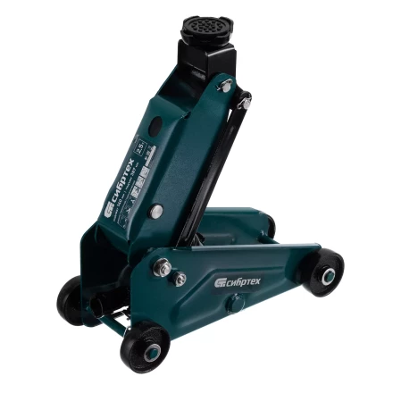 Домкрат гидравлический подкатной Сибртех 50837, 2,5 т, 148-387 мм, в пласт. кейсе купить в Перми