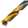 Сверло спиральное по металлу Denzel, 9 х 175 мм, Р6М5, Golden Tip, удлиненное 718262 купить в Перми