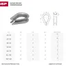 Коуш ЗУБР "МАСТЕР" DIN 6899, оцинкованный, 10мм, 20 шт 4-304495-10 купить в Перми