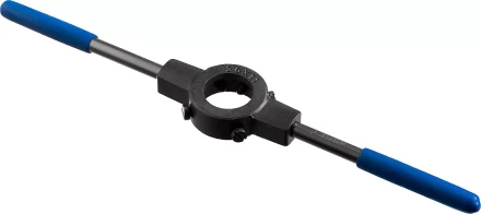 Плашкодержатель ЗУБР &quot;ПРОФЕССИОНАЛ&quot; со стопорными винтами, сталь 45, посадочный диаметр - 30 мм, высота - 11 мм, общая длина - 285 мм 28150-30 купить в Перми