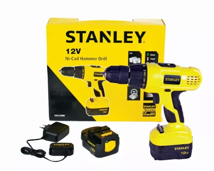 Дрель аккумуляторная Stanley STDC12HBK в кейсе купить в Перми