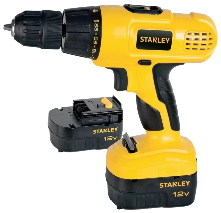 Дрель аккумуляторная Stanley STDC12HBK в кейсе купить в Перми