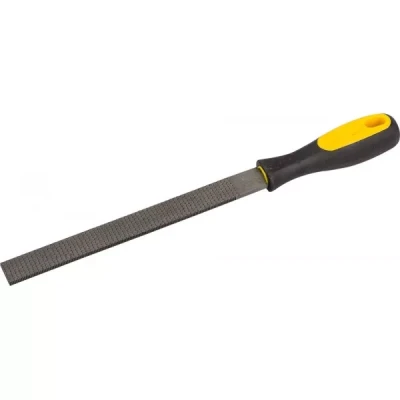 Рашпиль STAYER "PROFI" плоский, двухкомпонентная рукоятка, № 2, 200мм 16631-20-2