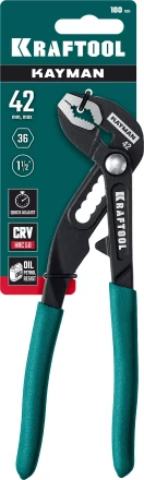 Клещи переставные с быстрой регулировкой KRAFTOOL KAYMAN 22353-18 купить в Перми