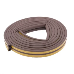 Уплотнитель 12 м профиль "D" коричневый СИБРТЕХ 93937