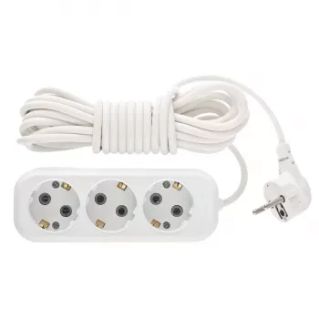 Удлинитель бытовой серия УХз-10-305, с заземлением, 5м, 3 розетки, 10A Stern 95767 купить в Перми