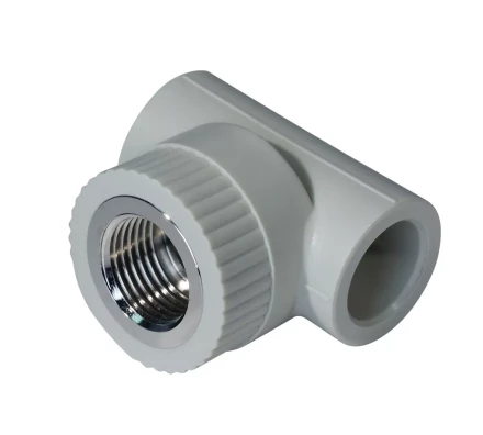 Тройник комб. PP-R ВР 25мм х 3/4 серый (25/75) 44251 купить в Перми