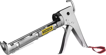 STAYER &quot;PROFESSIONAL&quot;. Пистолет для герметика, полукорпусной, хромированный, зубчатый шток, 310мл 0662 купить в Перми