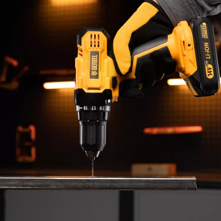 Сверло по металлу, 3 мм, HSS-Tin, Golden Tip, 10 шт. Denzel 717205 купить в Перми