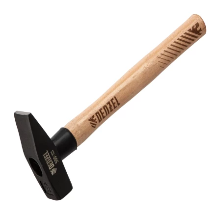 Молоток слесарный, 500 г Denzel, кованый квадратный боек, буковая рукоятка, 10429 купить в Перми