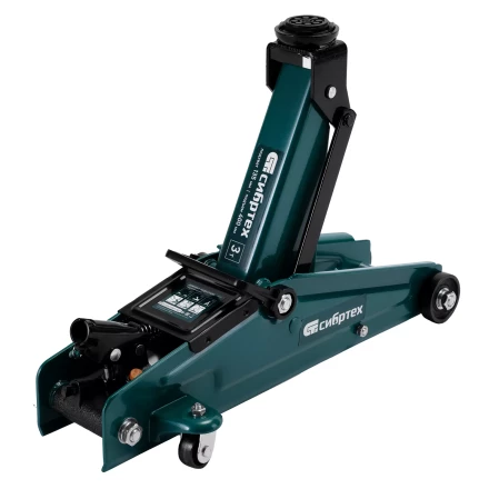 Домкрат гидравлический подкатной Сибртех 50838, 3 т, 135-400 мм купить в Перми