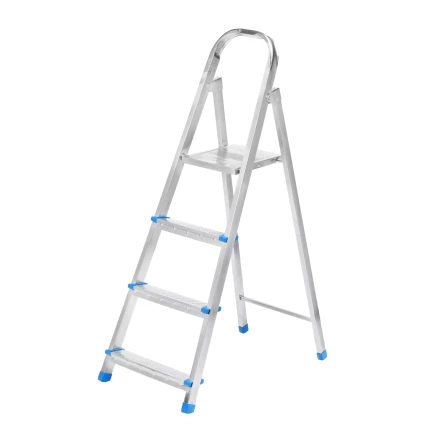 Стремянка Сибртех 97836, 4 ступени, стальная, оцинкованная купить в Перми