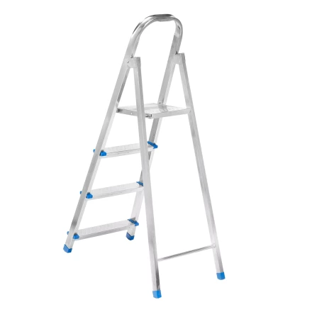 Стремянка Сибртех 97836, 4 ступени, стальная, оцинкованная купить в Перми