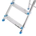 Стремянка Сибртех 97836, 4 ступени, стальная, оцинкованная купить в Перми