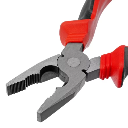 Плоскогубцы комбинированные Matrix, 200 мм, хром-ванадий, двухкомпонентные рукоятки, 17092 купить в Перми