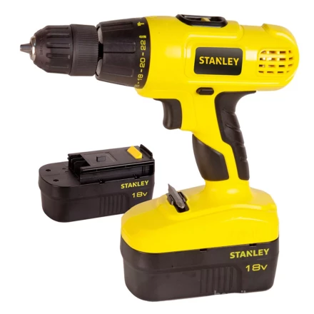 Дрель аккумуляторная Stanley STDC18HBK в кейсе купить в Перми