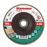 Круг Лепестковый Торцевой (КЛТ) HAMMER КЛТ 1 Ф180х22 Р80 213-032 купить в Перми