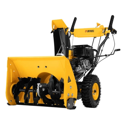 Гибридная снегоуборочная машина с функц. подметания SWB-800, 212 сс, руч. старт, 2 насадки// Denzel 97662 купить в Перми