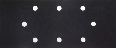 Лист шлиф. универсал. URAGAN &quot;Оптимален для твердых пород дерева&quot; 8 отверстий по линии, для ПШМ, P180, 93х230мм, 50шт 907-22102-180-50 купить в Перми