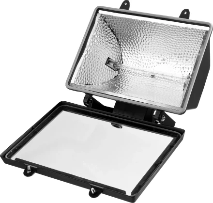 Прожектор STAYER &quot;MASTER&quot; MAXLight галогенный, с дугой крепления под установку, черный, 1000Вт 57105-B купить в Перми