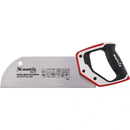 Пила для фанеры с запилом 300 мм каленый зуб 3D  11-12TPI 3-компонентная рукоятка PRO MATRIX 23145 купить в Перми