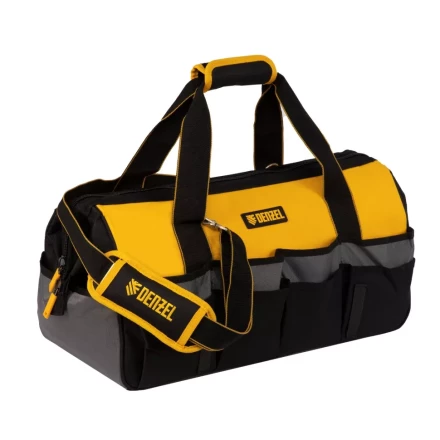 Сумка для инструмента, 500х245х300 мм, 20 карман.,съемный органайз. 10 карман.,наплеч. рем.// Denzel 90293 купить в Перми