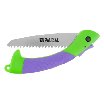 Пила садовая складная Palisad 604145, 150 мм рабочая часть, пластиковая обрезиненная рукоятка купить в Перми