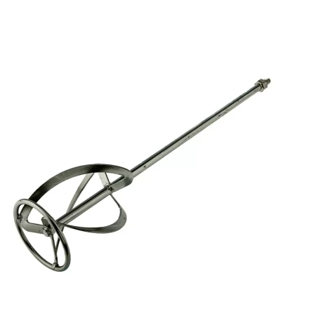 Насадка для миксера Сибртех 848947 , для тяжелых растворов, 120 х 590 мм, оцинкованная, хвостовик резьба М14 купить в Перми