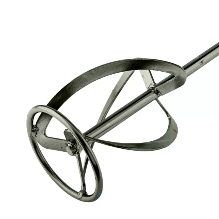 Насадка для миксера Сибртех 848947 , для тяжелых растворов, 120 х 590 мм, оцинкованная, хвостовик резьба М14 купить в Перми