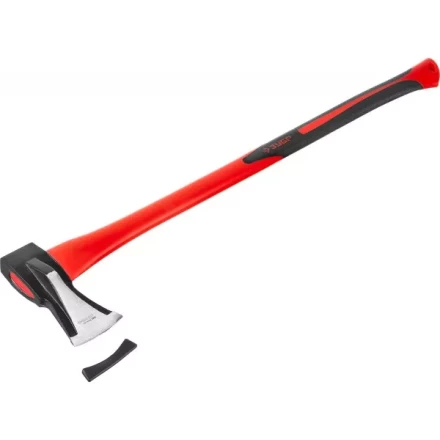 Топор- колун ЗУБР &quot;МАСТЕР&quot; кованый с двухкомпонентной фиберглассовой рукояткой, &quot;ушастый&quot;, 2кг/880мм 20616-20 купить в Перми