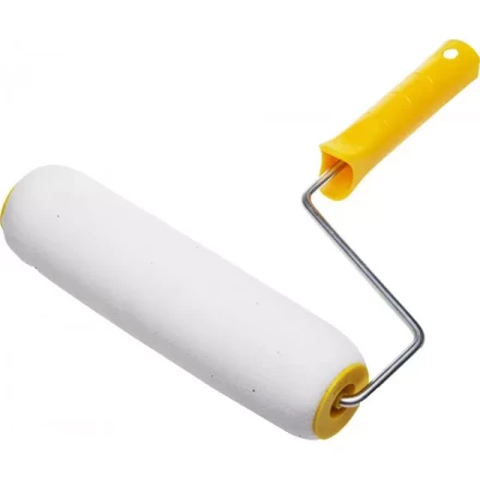 Валик &quot;СТРУКТУРНЫЙ ПОРОЛОН В ГОРОШЕК&quot; малярный в сборе, бюгель 6мм, 80x240мм, STAYER Profi 0367-24 купить в Перми