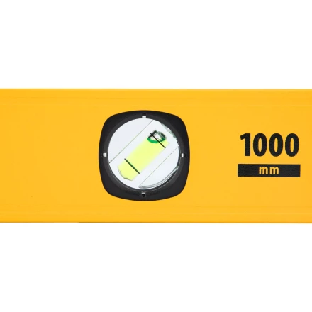 Уровень алюминиевый Denzel, магнит, фрезерованный, 3 глазка (1 зеркал.), 0,5 мм/м, 1000 мм, 33693 купить в Перми