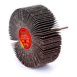 Круг MESSER шлифовальный лепестковый с оправкой (на шпильке) 80х30х6 #60