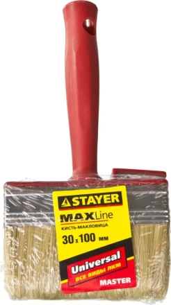 Макловица STAYER &quot;MASTER&quot; UNIVERSAL, светлая щетина, пластмассовый корпус, 3х10см 01824-10 купить в Перми