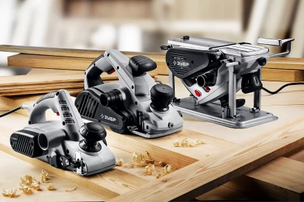 Рубанок электрический + станина ЗР-1300-110 серия МАСТЕР купить в Перми