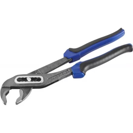 Клещи переставные, коробчатый шарнир, натуральное покрытие, двухкомпонентная рукоятка, 250мм, СИБИН 22363-10-25 купить в Перми