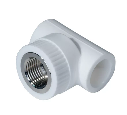 Тройник комб. PP-R ВР 32мм х1 белый (10/40) 45452 купить в Перми