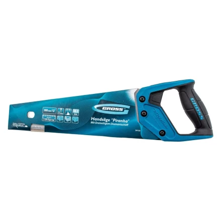 Ножовка по дереву &quot;PIRANHA&quot;, 300 мм, 7 TPI, 3D-зуб, двухкомпонентная рукоятка Gross 24122 купить в Перми