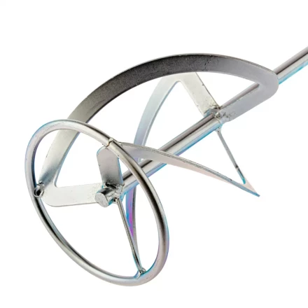 Насадка для миксера Сибртех, для тяжелых растворов, 140 х 590 мм, оцинкованная, хвостовик резьба М14, 848957 купить в Перми