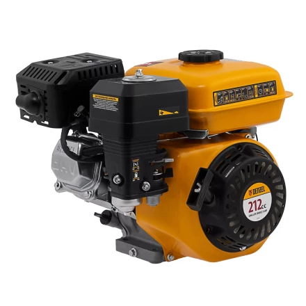 Двигатель бензиновый Denzel RX-17S, 7 л.с., 212 см3, горизонтальный вал шлиц 25 мм 95102 купить в Перми