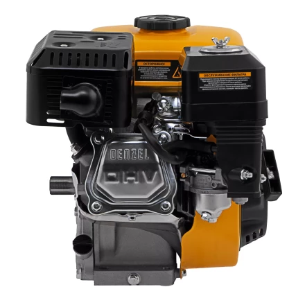 Двигатель бензиновый Denzel RX-17S, 7 л.с., 212 см3, горизонтальный вал шлиц 25 мм 95102 купить в Перми