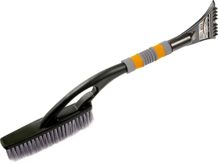 Щетка-сметка для снега со скребком автомобильная 600 мм / STELS 55297 купить в Перми